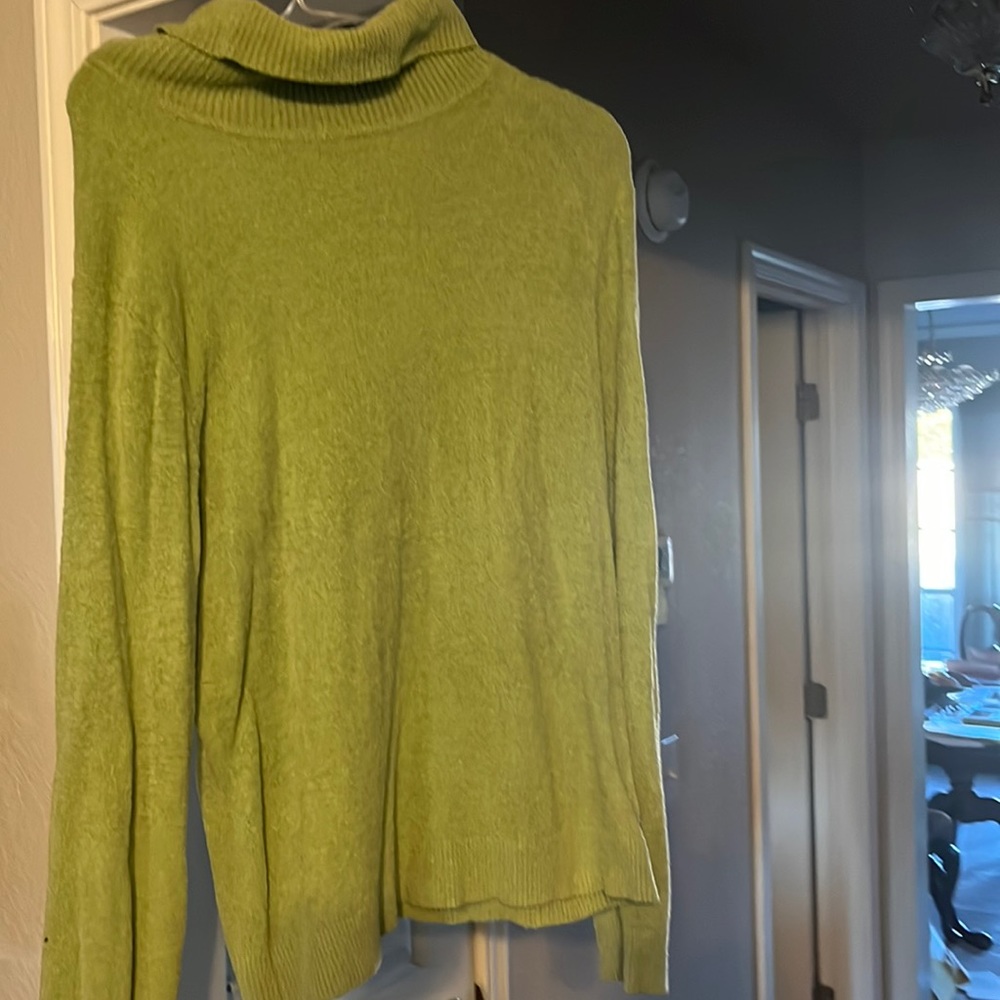 Warm green sweater from Kohls for sale